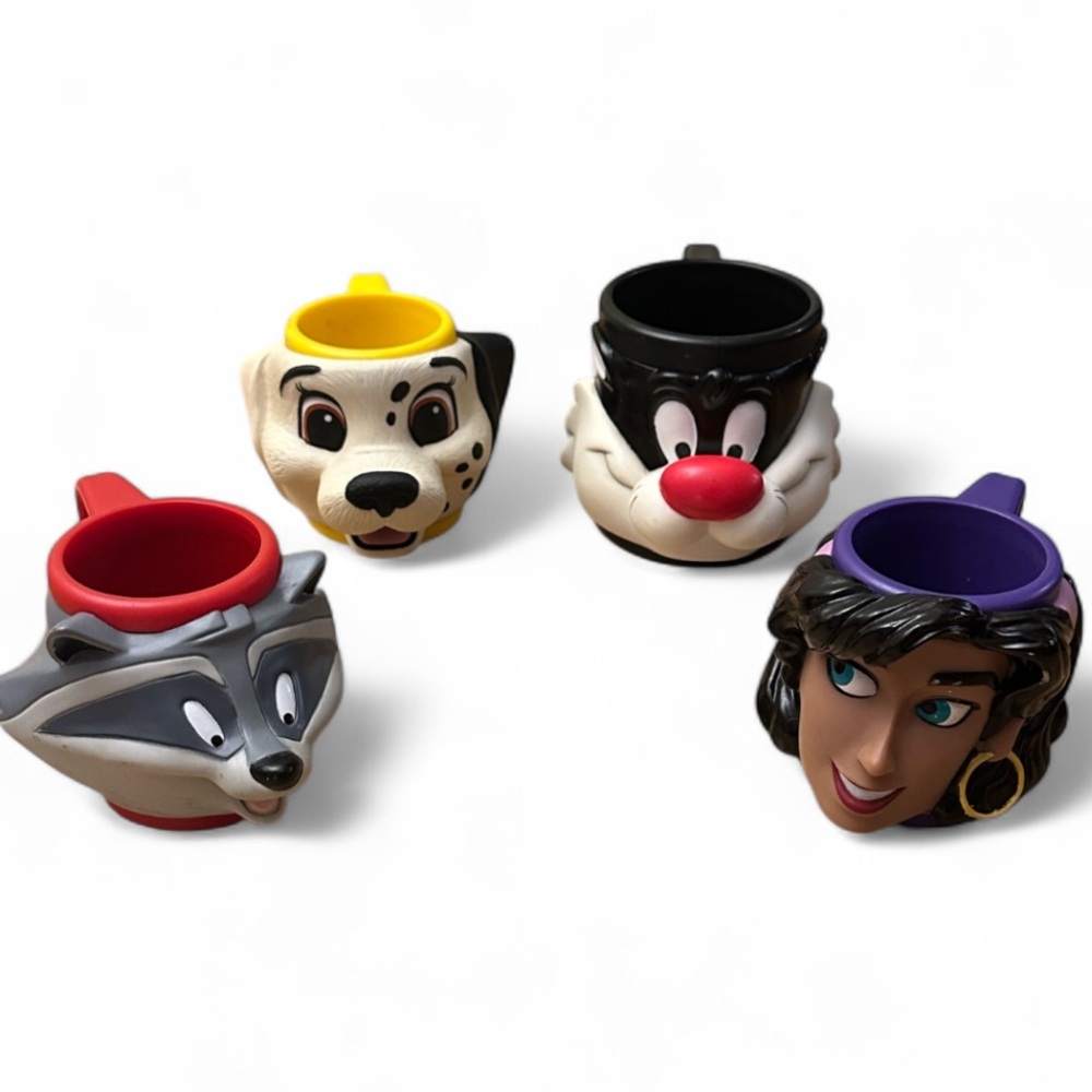 DISNEY vintage 3D mug bundle